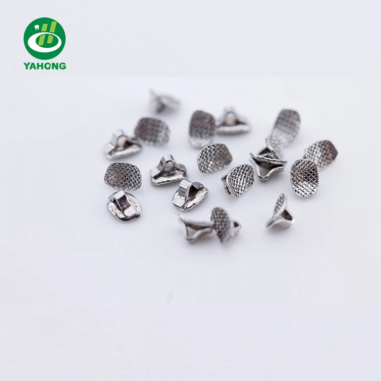 Dental teeth accessory direct bond eyelet rectangular base lingual buttons clamp