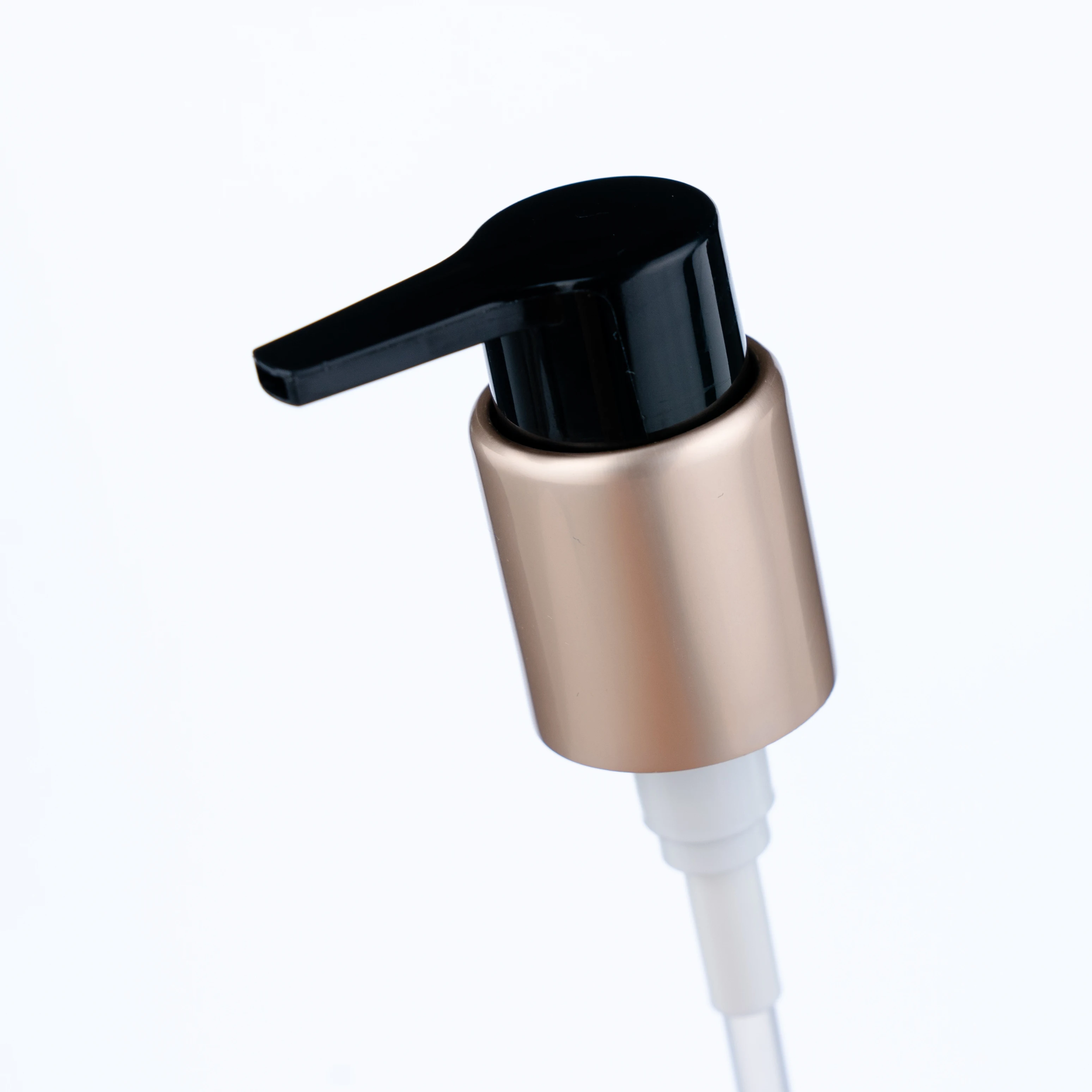 24/410 Matte Gold Plastic Top Pump Bottle Plastic Lotion Pump Dispenser Conditioner Shower Gel Body Lotion Pump Wholesale