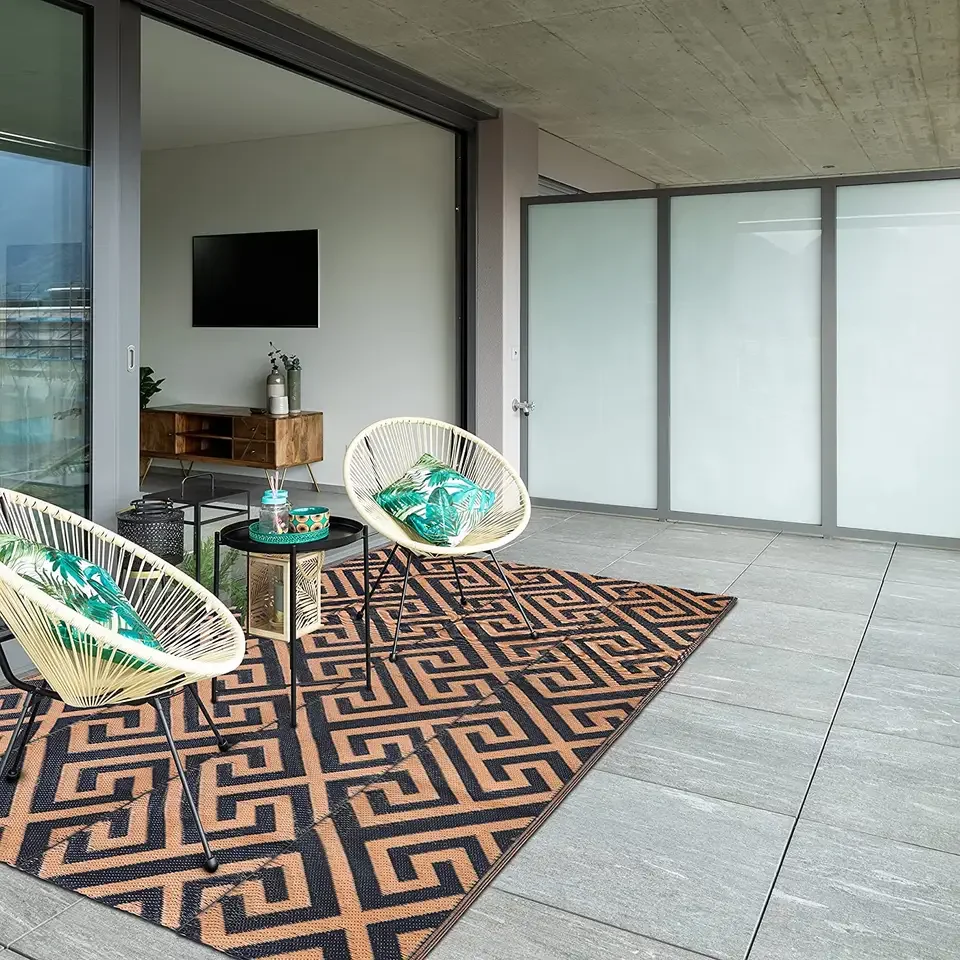 Easy Cleaning Reversible Mats Beach Mats Outdoor Garden Carpets Waterproof Outdoor Picnic Camping Mat Blanket