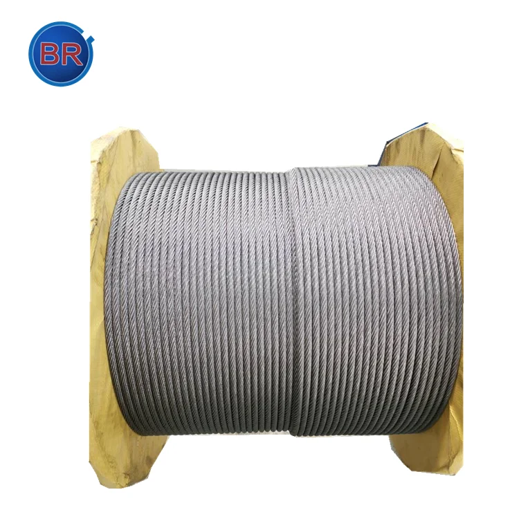 Factory Price Hot Dipped High Quality 6*19 Galvanized Steel Wire Rope 12mm 16mm For Rigging Rope