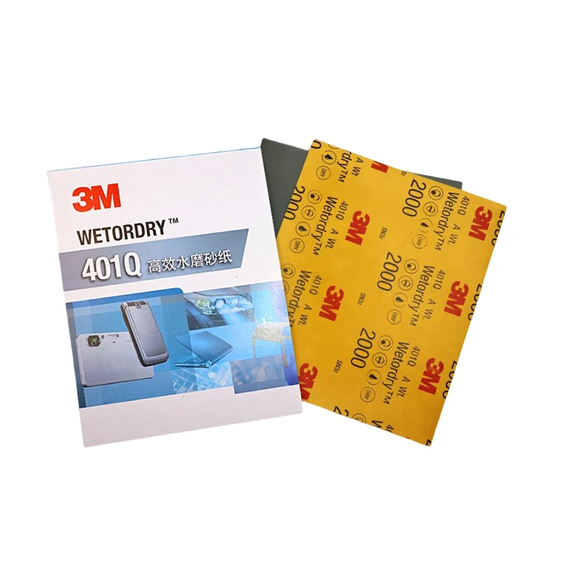 High Quality Silicon Carbide Abrasive Waterproof Sanding paper 3M-401Q For Wood and Automobile Polishing