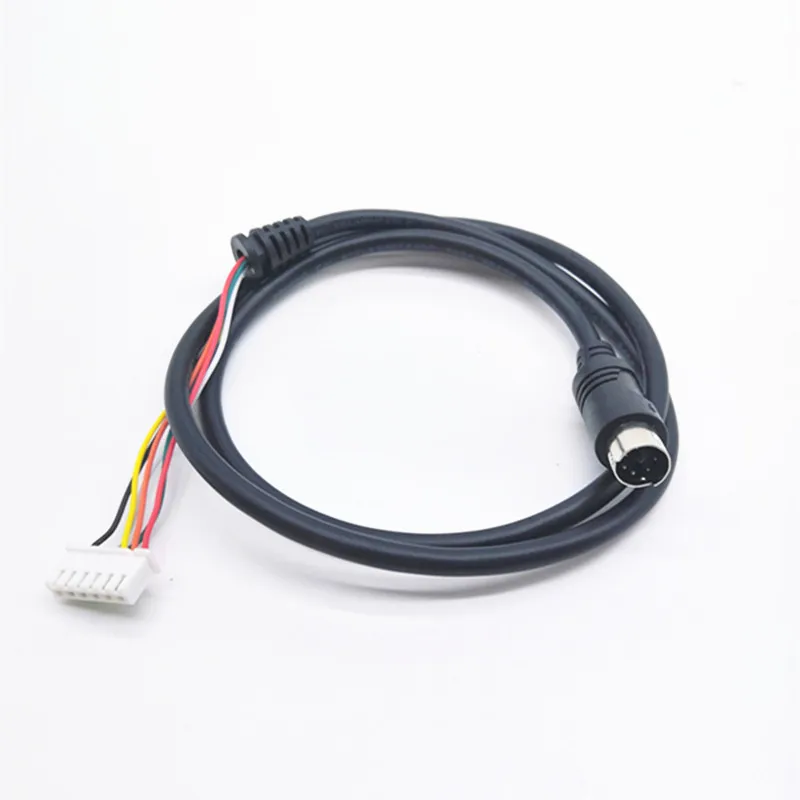 Custom Cable Assembly 6 pin mini din to jst connector wiring harness PC Engine Controller Cable