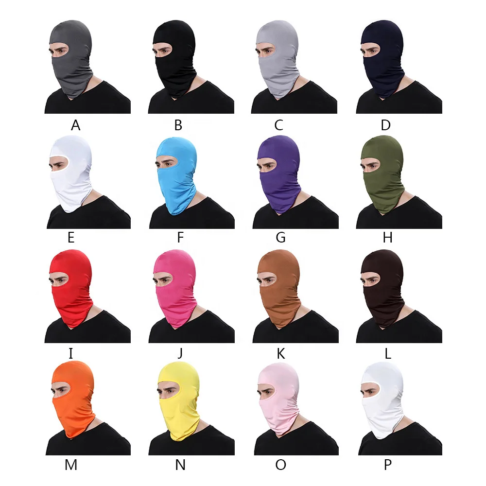 Motorcycle Face Mask Cycling Balaclava Full Cover Face Mask Hat Balaclava Ski Neck Summer Sun Ultra UV Protection Thin Hot