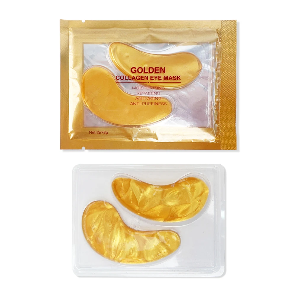 Professional Care For Puffy Eyes Dark Circles Golden Eye Masks Skincare Treatment For Men Women