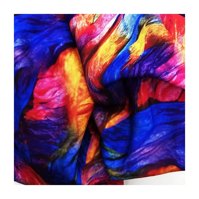 Digital print cotton fabric for dress Customized big floral patterns poplin fabric buy online for clothing