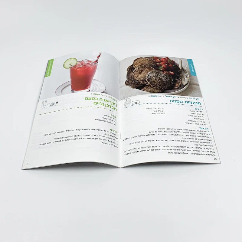 Customized High Quality Softcover Book Catalog Company Brochure Print Full Color Booklet Printing Supplier