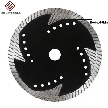 Professional High Quality Sintered Turbo Diamond Hoja de Sierra for Cutting Marble and Other Materials Saw Blade