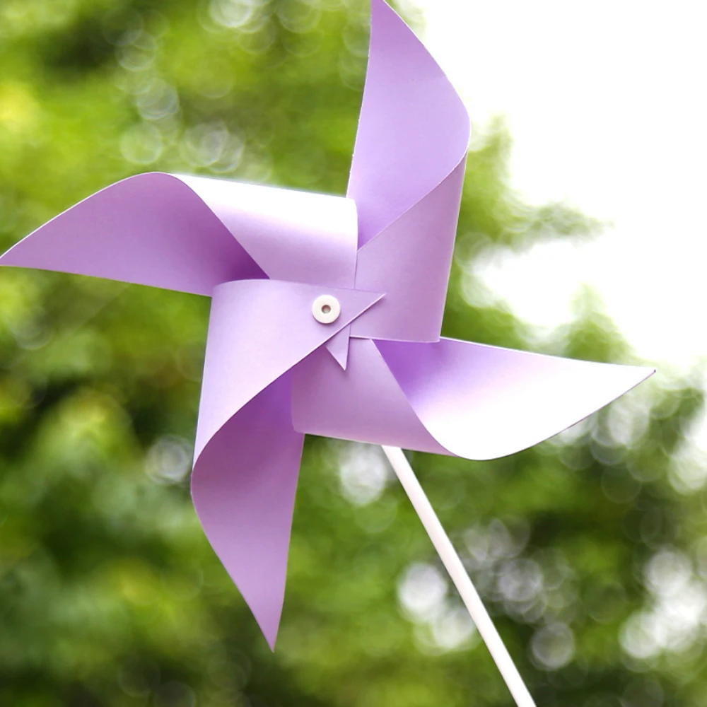 DIY windmill handmade materials for kindergarten children outdoor decorative toys Homemade materials pack colorful small paper