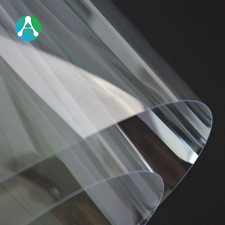0.3mm 0.4mm 0.5mm 1mm Thick Rigid PVC Transparent Plastic Film PVC Roll