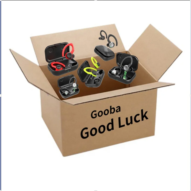 Wireless Gaming earphones Noise Canceling Sports Headphones Could Be Insied Gooba Mystery Gift Box At least 2-3 pieces Random