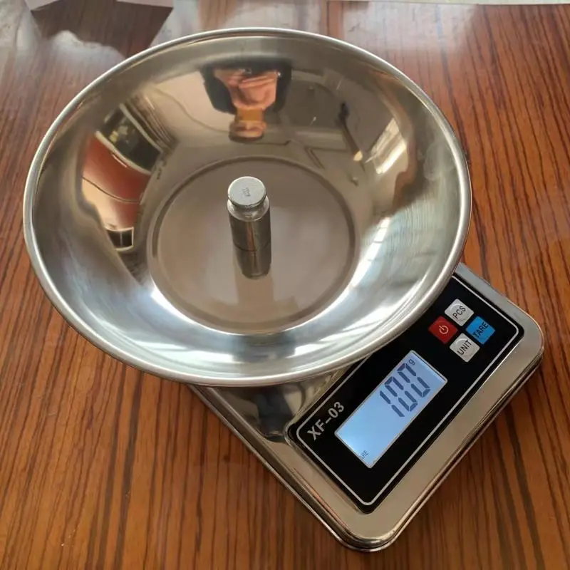 High Quality Stainless Steel Material Silver Color 10kg Digital Kitchen Weighing Scales