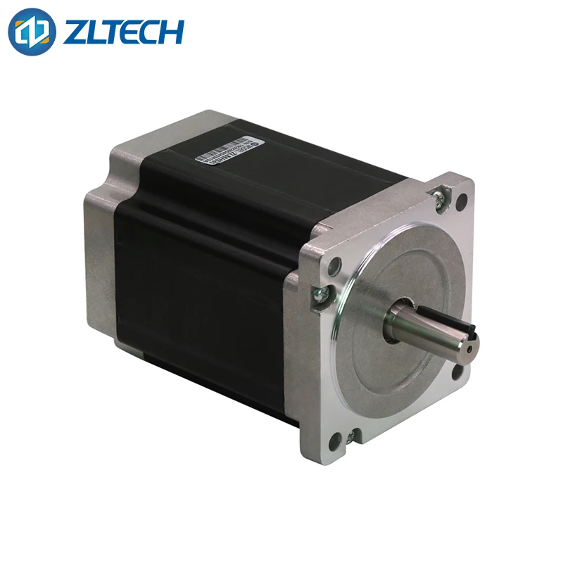 Низкий уровень шума nema34 8.5N.m 4.9A 12N.m DC Гибридный электрический бесщеточный шаговый двигатель для CNC