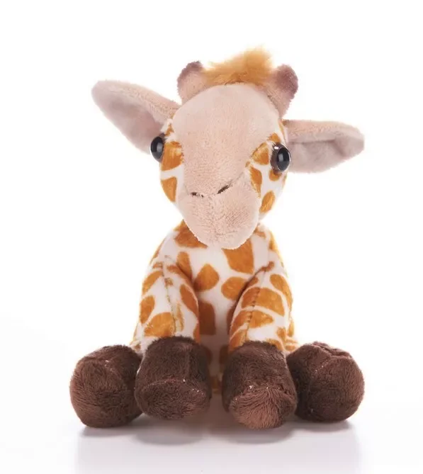 Wholesale Custom Jungle Tiger Forest Animal Toys Soft Stuffed Chimp Raccoon Giraffe Elephant Wild Animal Toddler Toy