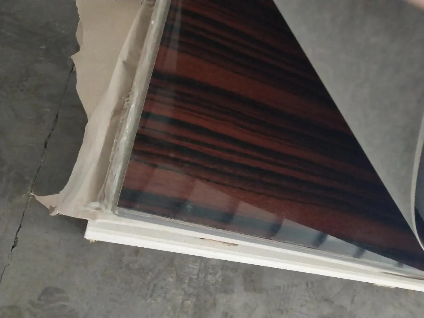 automatic 1300 pur  aluminum foil laminating machine pur/pvc laminated hot glue press machine