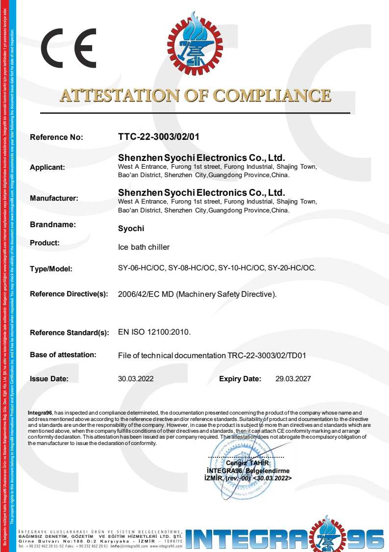 CE Cold Bath Ice Bath Chilling Unit Reducing Inflammation and Speeding up Recovery Ice Bath Cooler