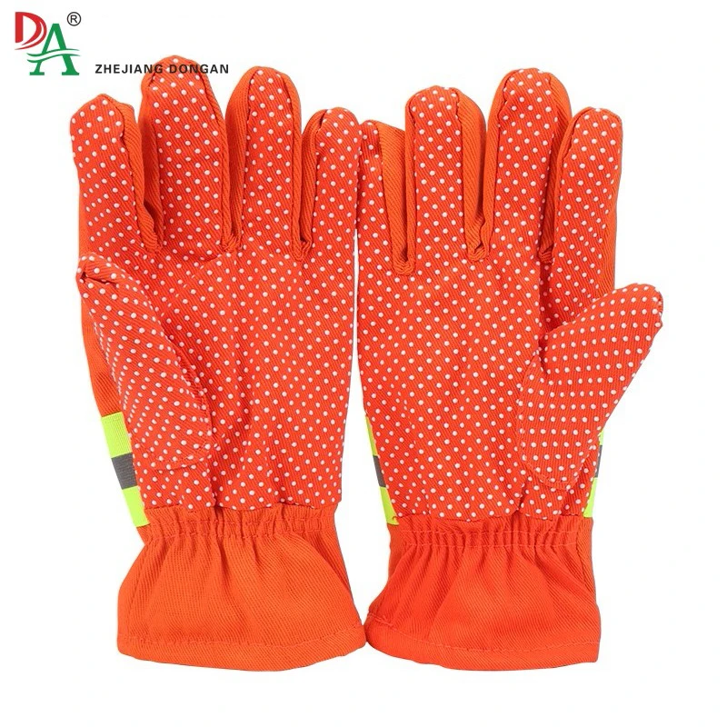 DA OEM Orange Safety Gloves Customizable Product