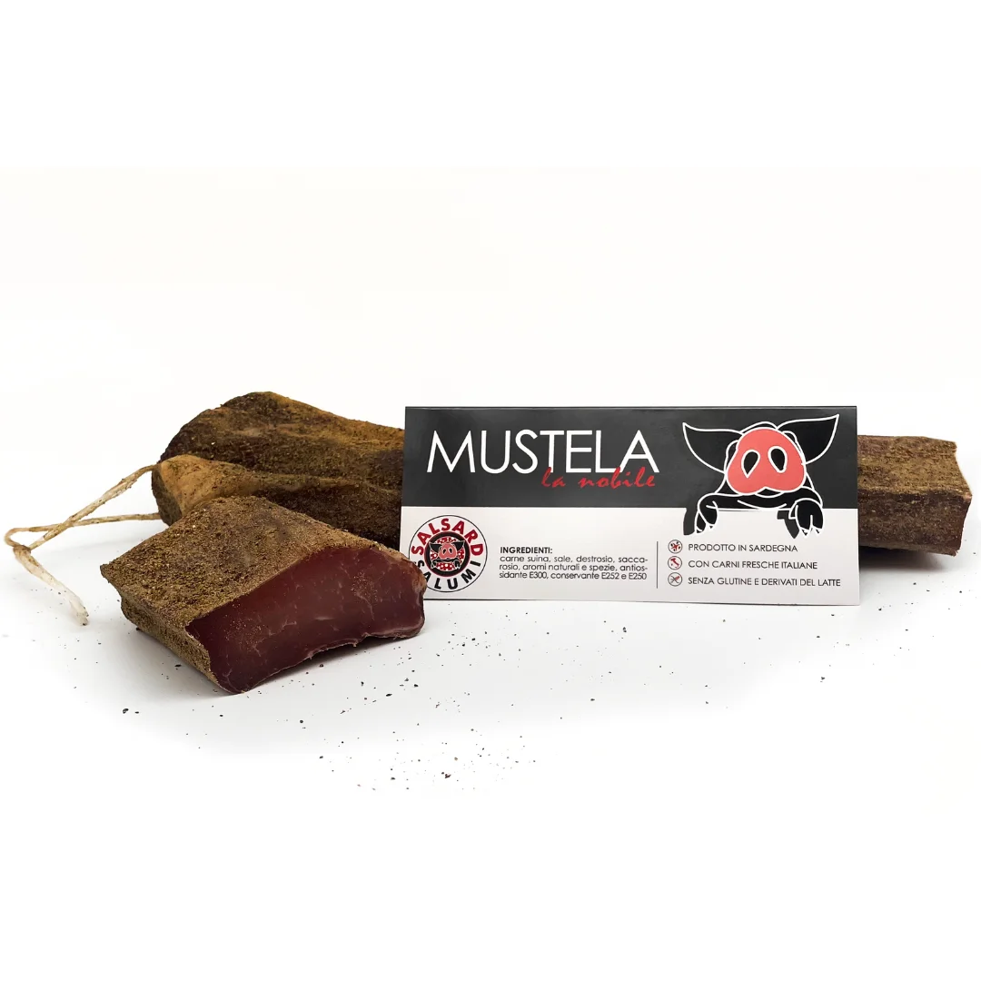 High-quality Sardinian cured PORK LOIN for importers, long-aged product flavoured with Mediterranean herbs