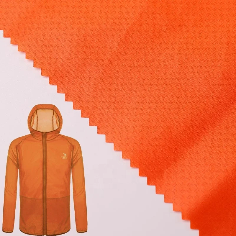 
Summer Hot Sale 30D Nylon Ribstop Fabric 360T Waterproof 100% Nylon Fabric For UV Cut SportsWear 