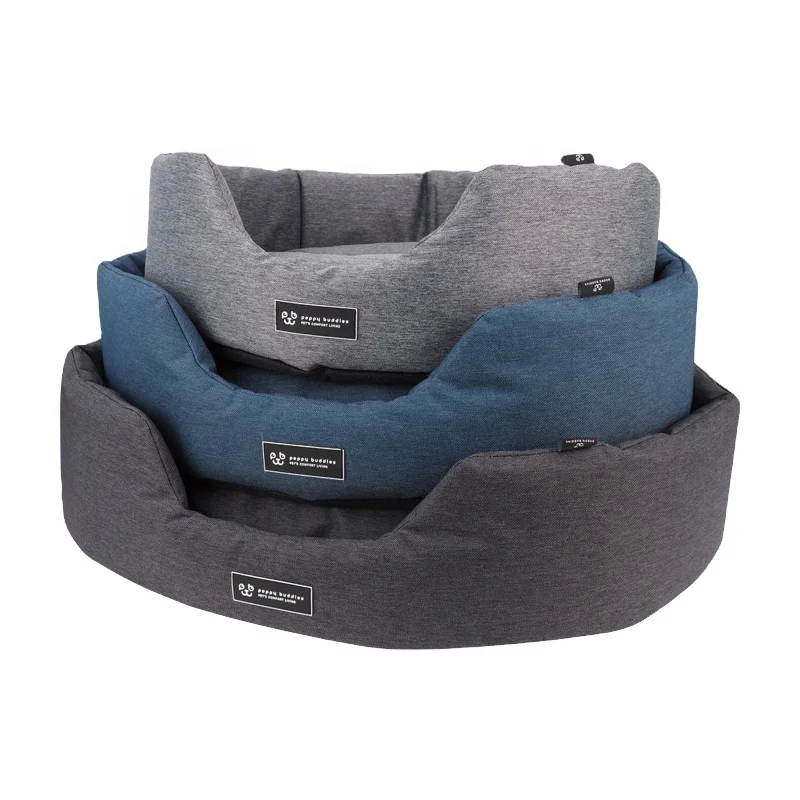 LS Peppy Buddies Scratch Resistance Oxford Waterproof Pet Bed Durable Waterproof Dog Beds