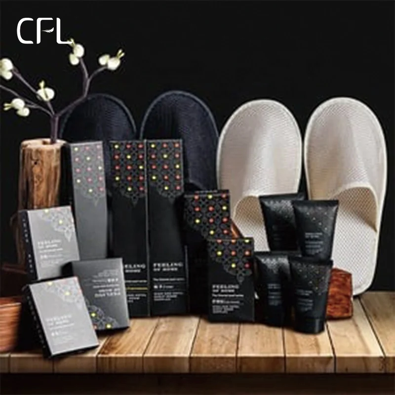 hotel amenities biodegradable disposable luxury hotel supplies amenities set