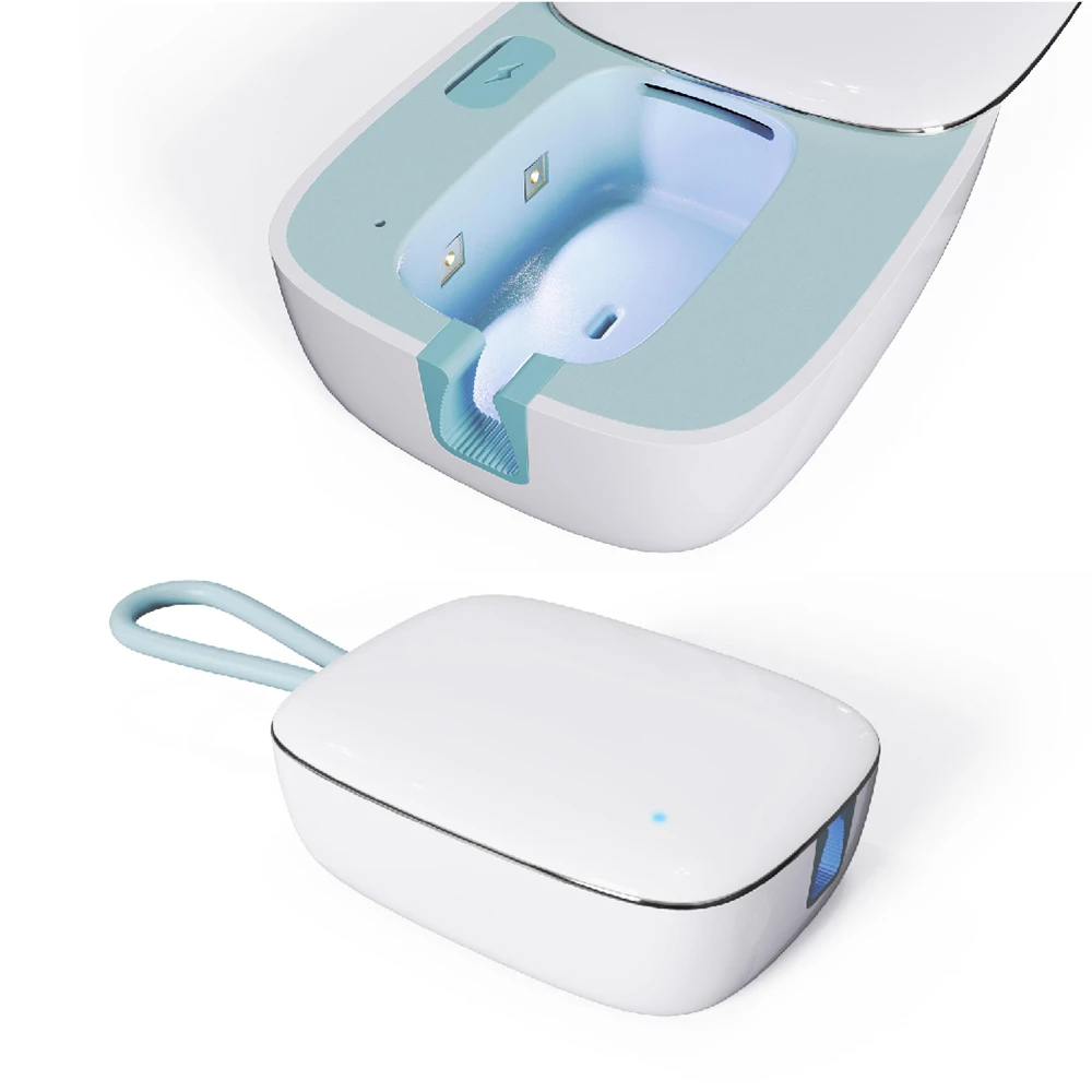 Hot Sellers Automatic UVC Toothbrush Sterilizer Mini  Portable Toothbrush  Sterilizer box Holder