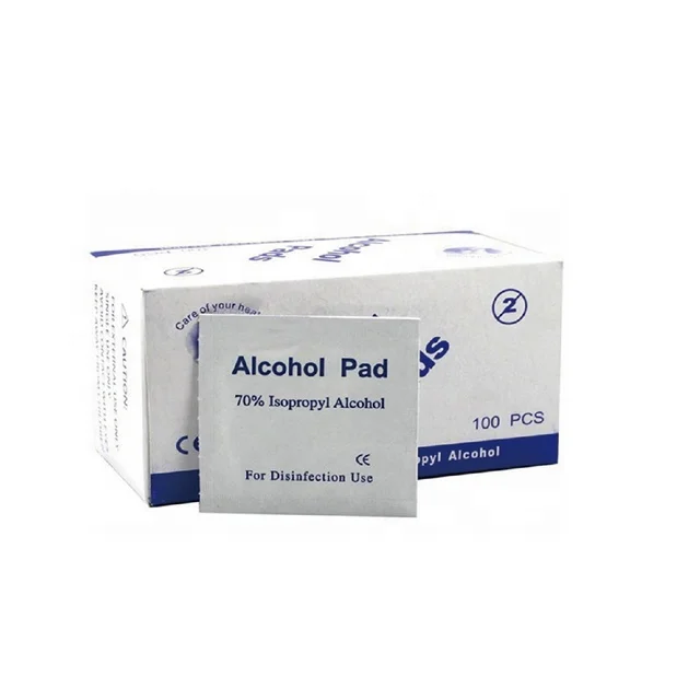 
Manufactory of Antiseptic 70% Isopropyl Alcohol Pad swab/wipe Alcohol Pads-first aid kit use 