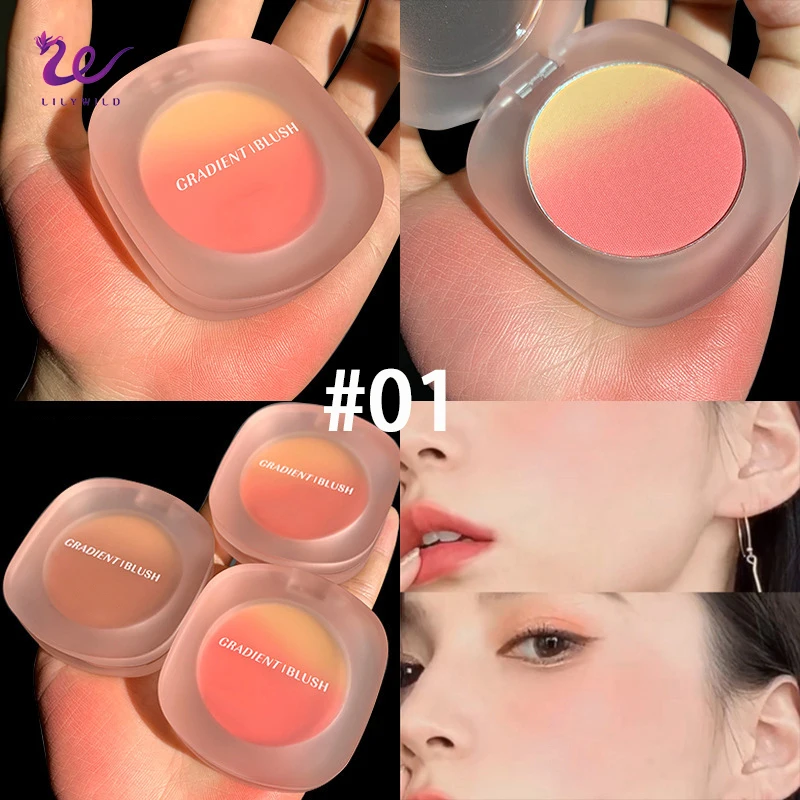 Lilywild Cruelty Free Luxury Gradient Wholesale Makeup Pigment Custom Logo Makeup Vegan Powder Blush