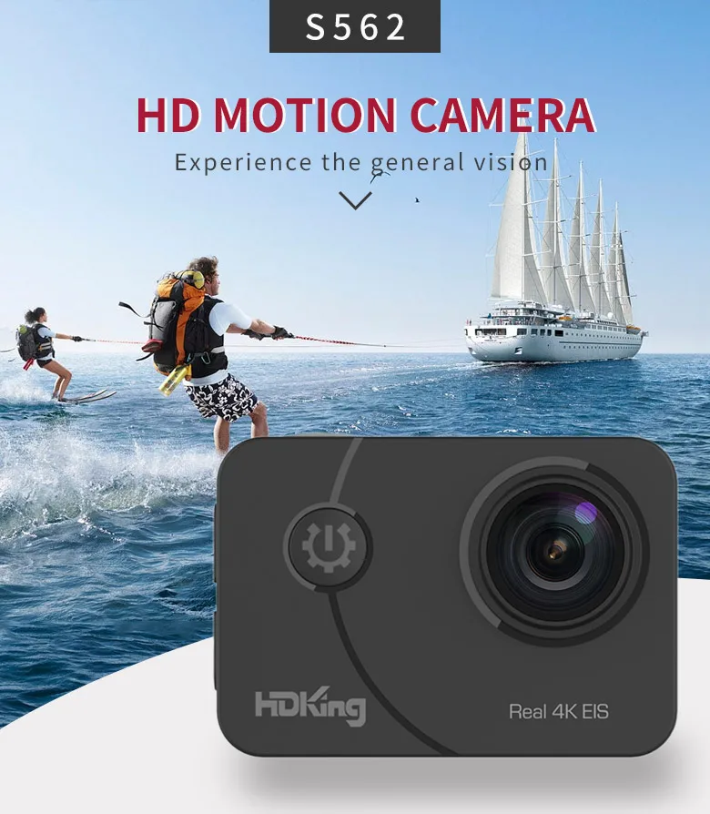 Оптовая продажа с фабрики Icatch V39 2 0 дюймовый экран реальная 4K 60fps 170 градусов Wi-Fi EIS Водонепроницаемая 30 м видеокамера для пеших