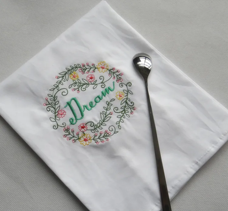 small quantity welcome white table  napkin cloth 100% cotton tea towel