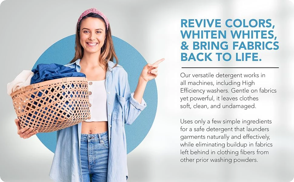 Non-Irritating Professional Strength Natural Active Active Enzymes Powerful Sweat Odor Stain Clothing Washing Powder Detergent