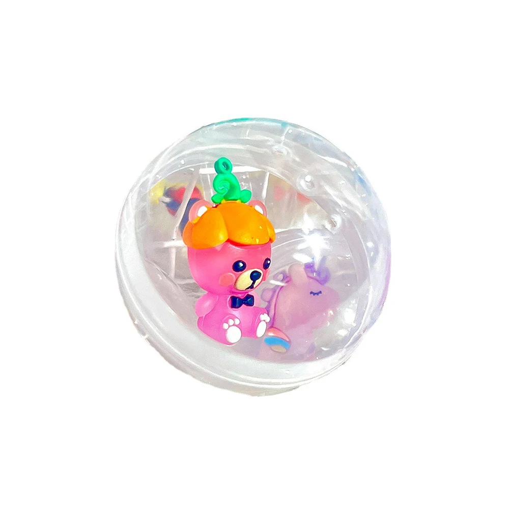 80-100mm Diameter Transparent Plastic Ball Capsule Toys with inside toys for Vending Machine