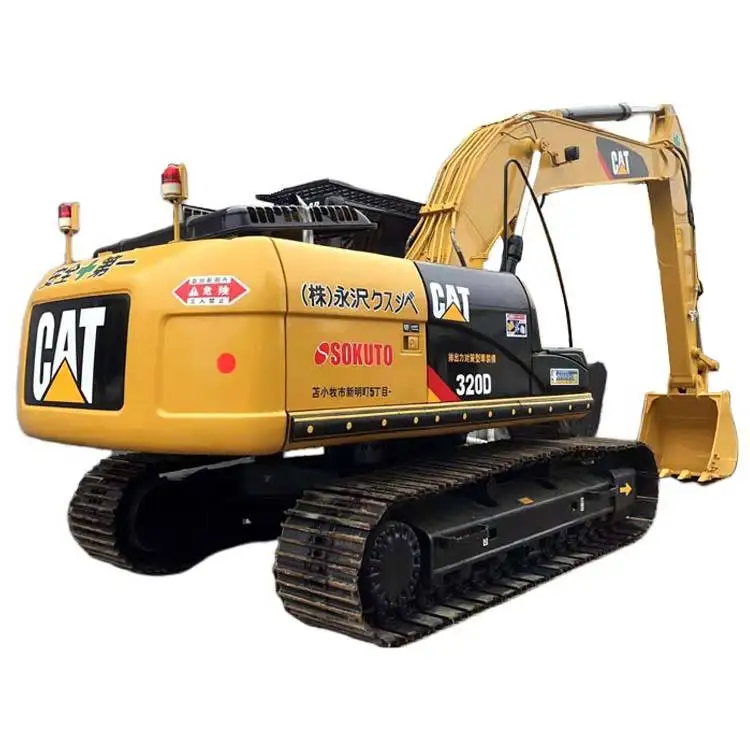 Used Caterpillar CAT DL Excavator / Huge 50T excavator Site real shooting