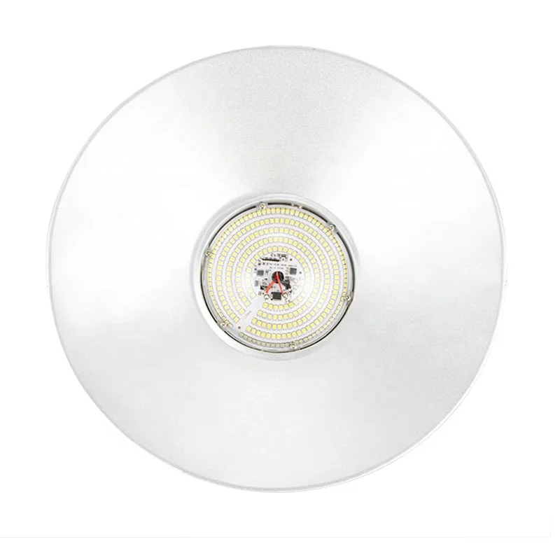 2022 New 300W 6500K  Factory Industrial Lighting UFO Garage Shop Warehouse Led Solar High Bay Lights With Remote