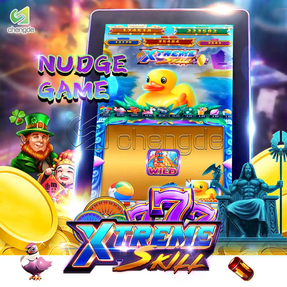 Wild Multi Play Video Games Vertical Game Board Skill Machine Board Nudge Game Xtreme For Sale