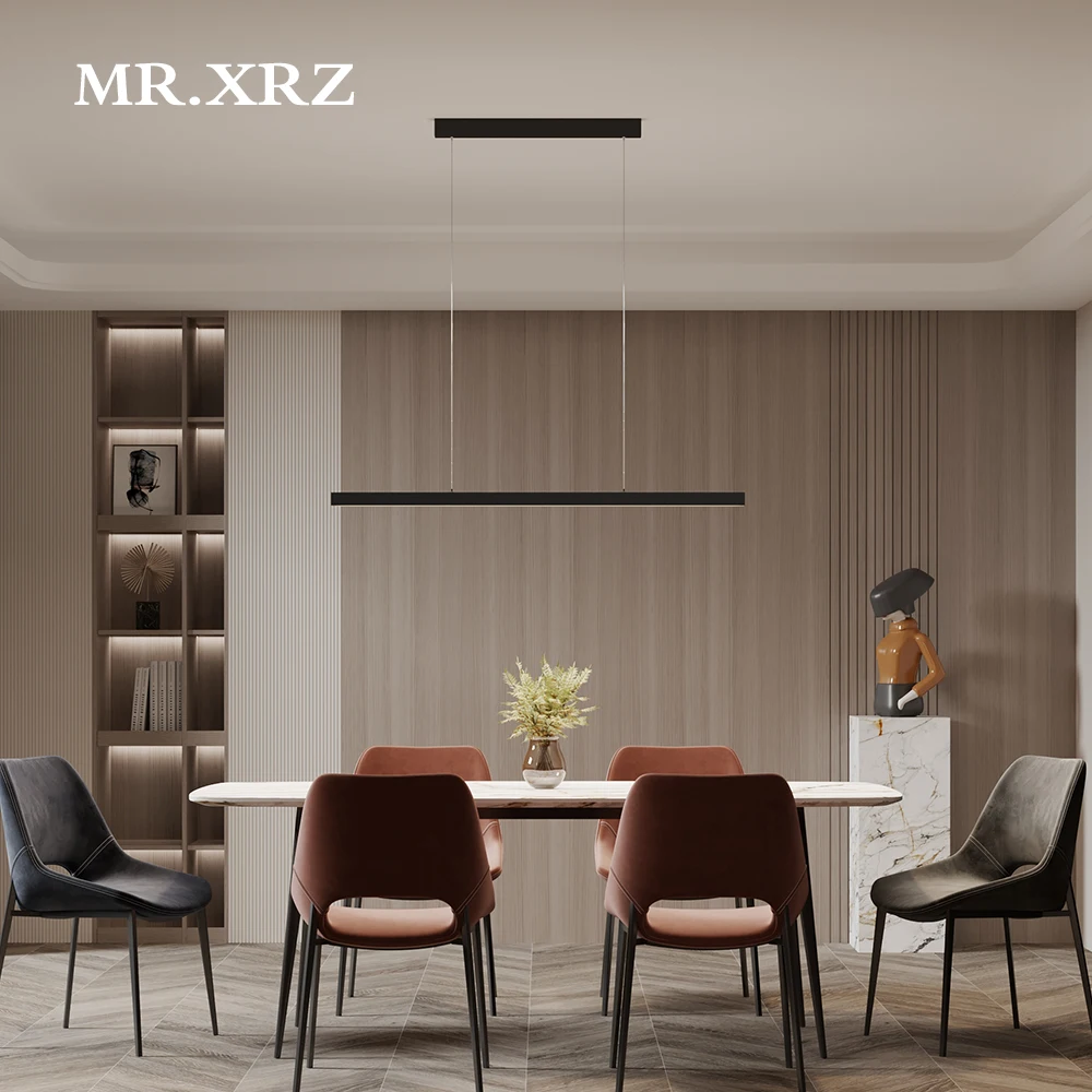MR.XRZ новый стиль люстра для столовой 1,2 м современный светодиодный подвесной светильник для ресторана, бара, люстра для скандинавского офиса