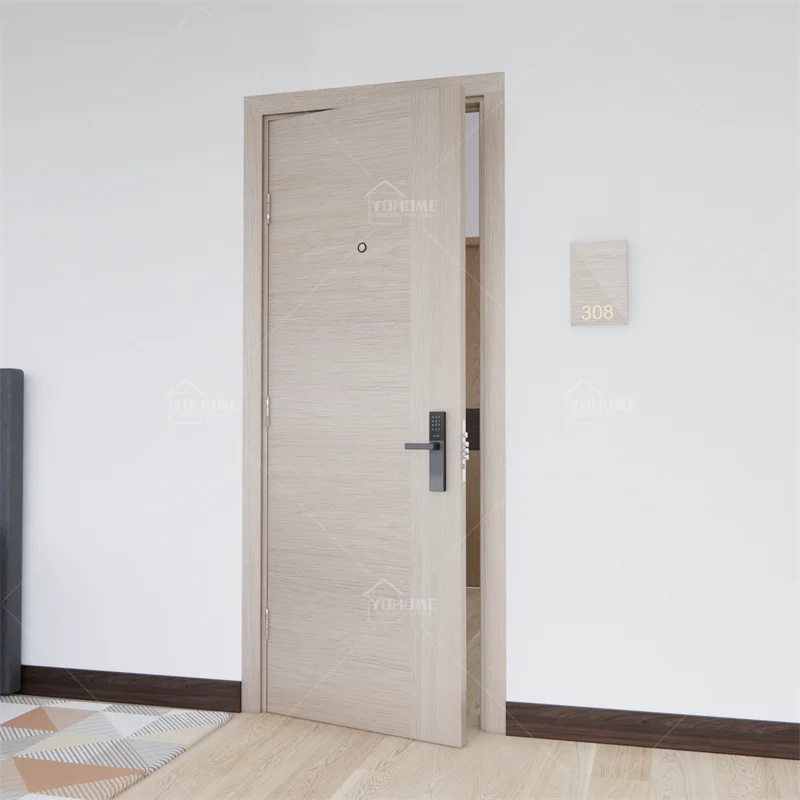 Yohome professional manufacturer residential interior doors solid core interior doors interior construction end door