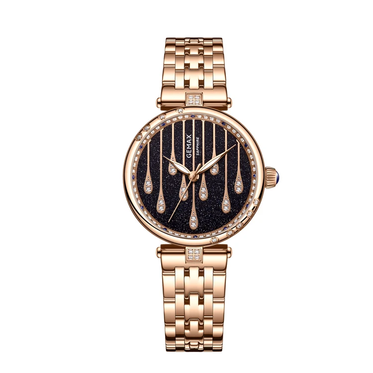 OEM  Stainless Steel Waterproof Wrist Watch Luxury Quartz Movement Watches in Wristwatches