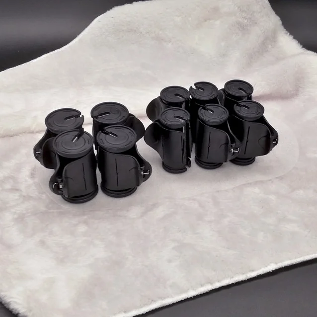 High Quality Instant Heat Tourmaline Ceramic Flocked Hot Rollers, Hot Hair Curler Rollers for Mega Volume and Smooth Waves