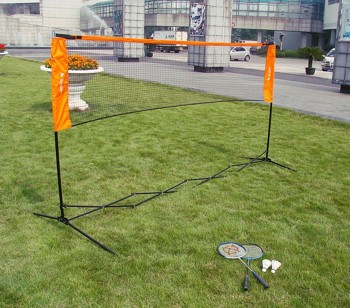 Portable Tennis Net,Stainless Steel Poles Badminton Net Set Adjustable Height with Carry Bag, for Volleyball, Pickleball,Soccer