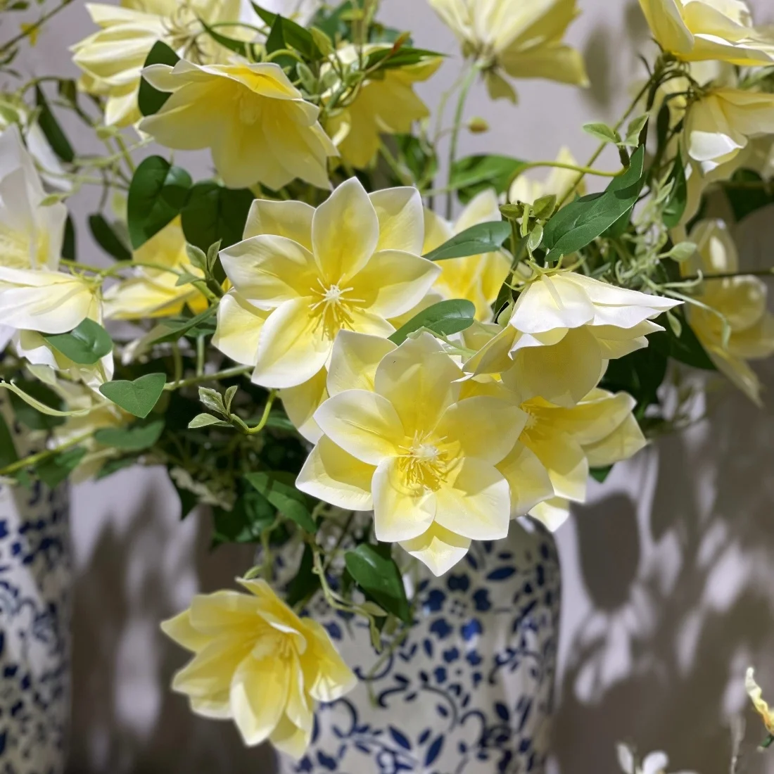 Wholesale Artificial Flower3 Head Real Touch Yellow Lotus For Buddha Temple Pool Pond Home Wedding New Year Decoration