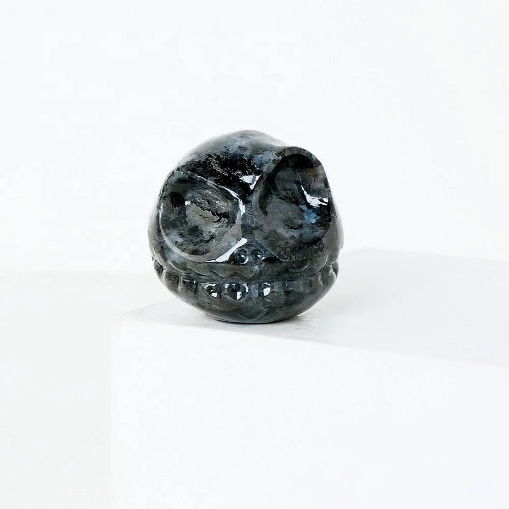 2024 Wholesale Hand Carved Quartz Crystal Skulls Craft Carving Crystal Jack Head Skulls