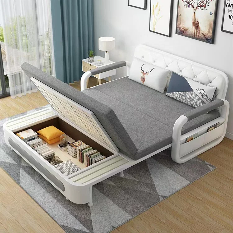 Modern living room sofas cheap price sofa bed foldable multifunctional