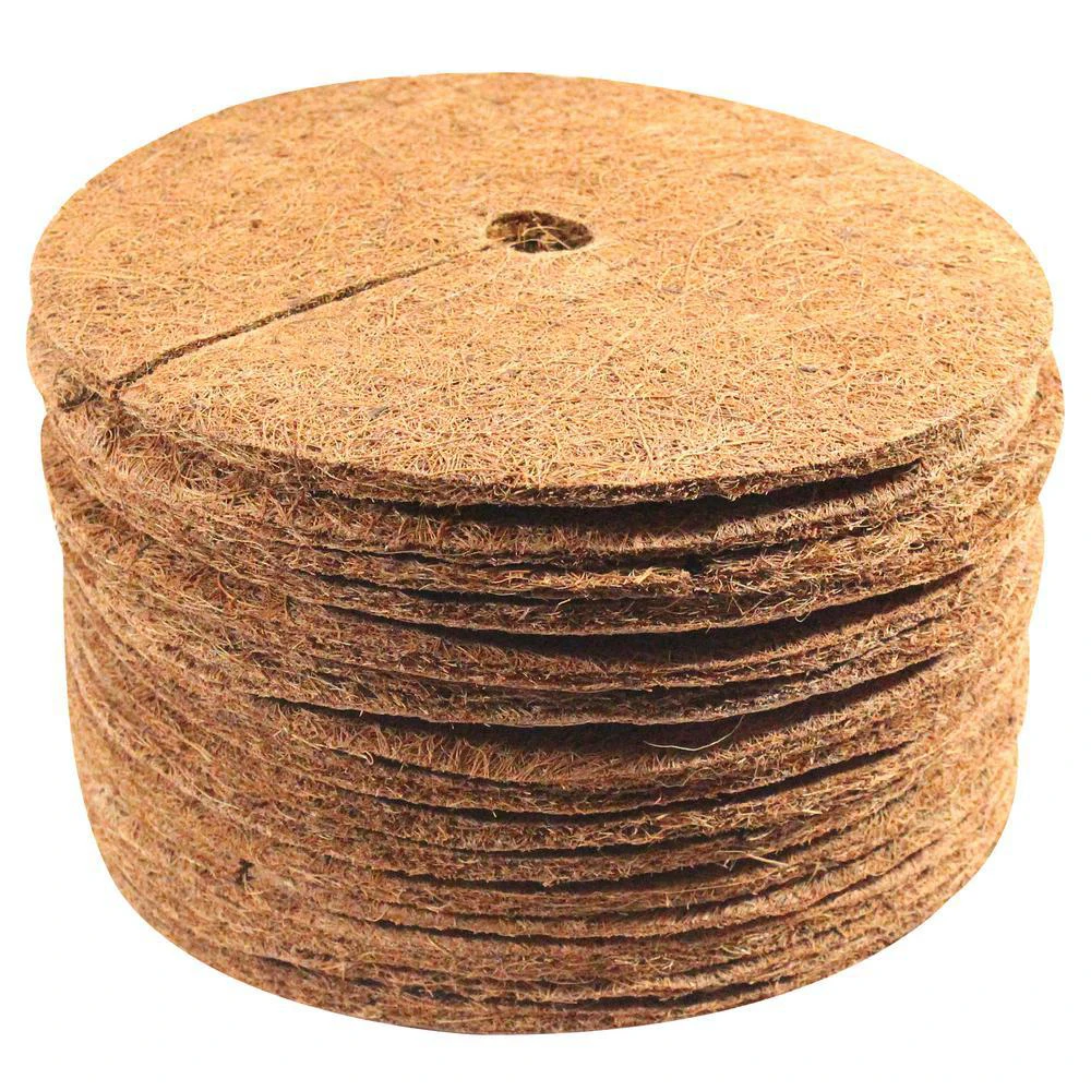 Coir Mulch Mat натуральное экологически чистое Кокосовое волокно Tree Ring