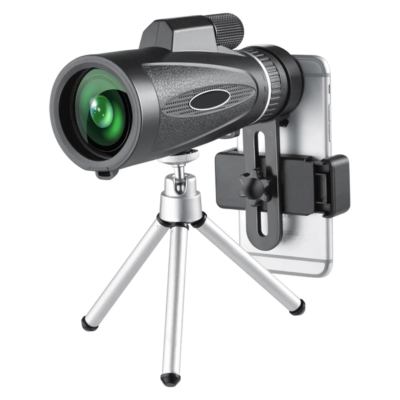 New High Power 12x50 800x100 18x62 monocular large Objective lens 2 BAK4 Prism Telescope for bird watching