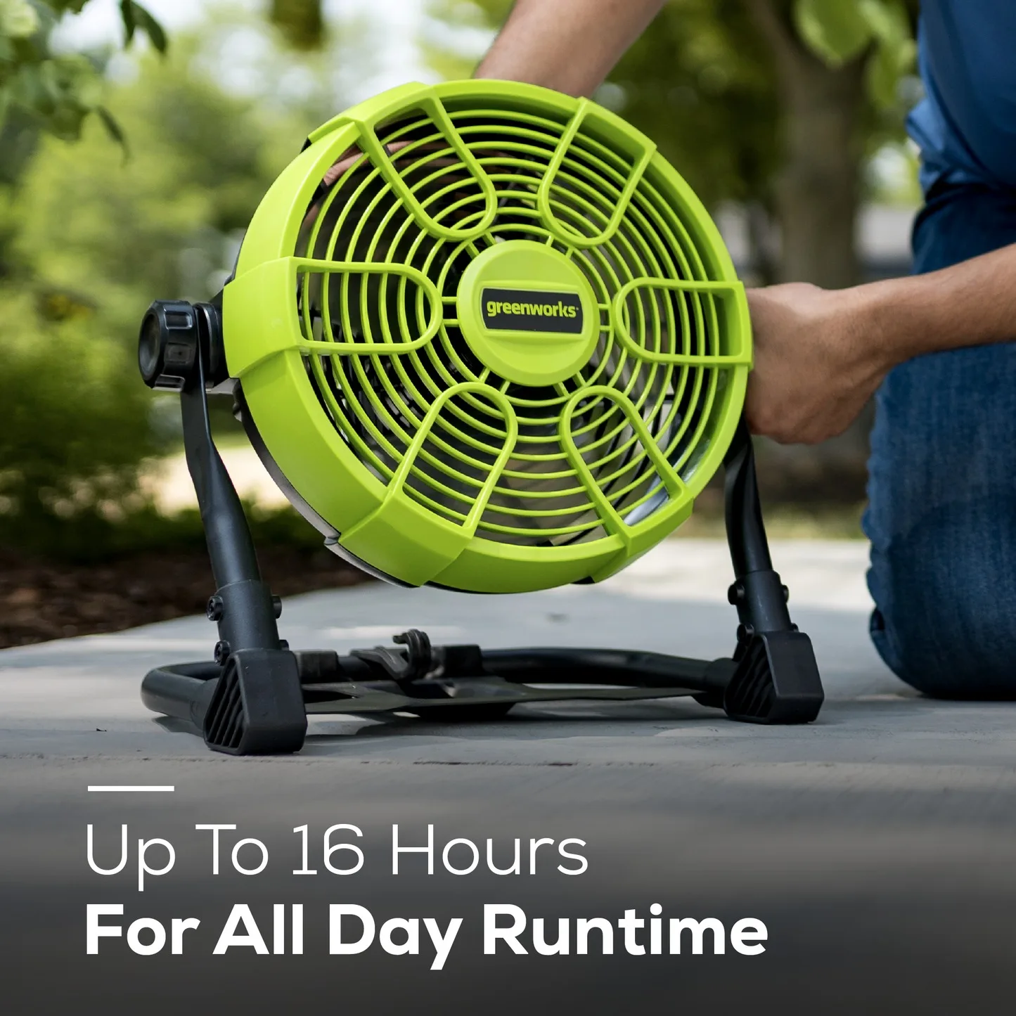 Greenworks 24V Cordless Battery Fan