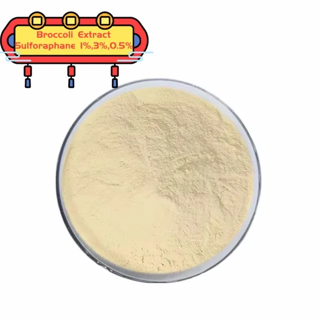 Sulforaphane 0.5,1%,3% Broccoli Sprout Extract Powder