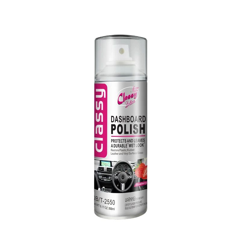 High Quality Car Dashboard Polish Wax or Silicone Sprayer 450ML