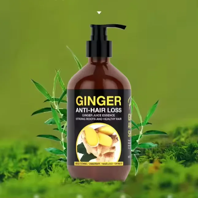 Best Selling Hair Growth Shampoo And Conditioner Ginger anti hair loss Hair Care Shampoo Ginger shampoo para cabello