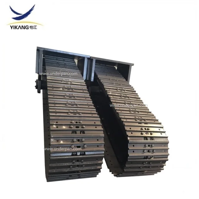 Custom logo mini 1ton steel crawler track  undercarriage system for 5-150 ton hydraulic crusher drilling rig machine spare parts