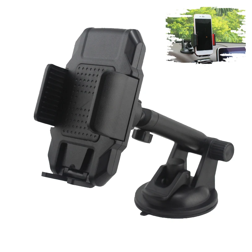 Universal 360 Degree Rotation Flexible Car Cell Phone Holder Dashboard Phone Holder Windshield Car Mount Phone Stand